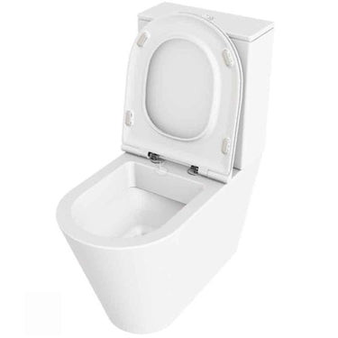Lavabo Forma toilet/sæde matglaseret porcelæn 845x680x370mm skjult lås Cotton - 1