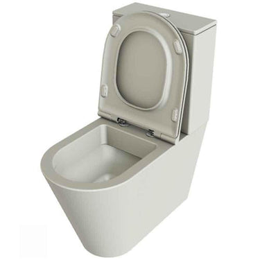 Lavabo Forma toilet/sæde matglaseret porcelæn 845x680x370mm skjult lås Perlé - 1
