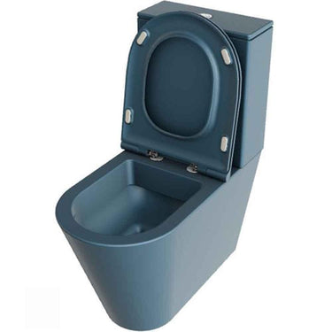 Lavabo Forma toilet/sæde matglaseret porcelæn 845x680x370mm skjult lås Royal Blue - 1