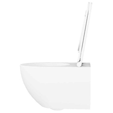 Lavabo Comodo hængetoiletskål/sæde matglaseret porcelæn 540x360x340mm t/indb.cist Cotton - 1