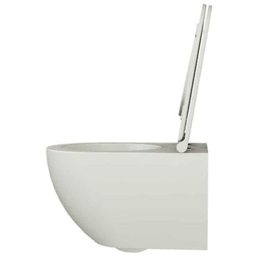 Lavabo Comodo hængetoiletskål/sæde matglaseret porcelæn 540x360x340mm t/indb.cist Perlé - 1
