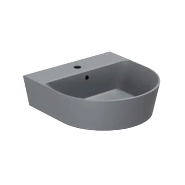 Lavabo Forma håndvask matglaseret porcelæn 500x500x150mm t/bordpl/væg Antracit - 1
