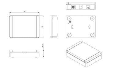 Smart Gateway 3,0 Hybrid Sort 2,8W - 1