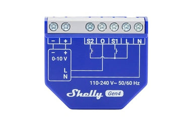 Shelly Dimmer 0/1-10V PM Gen4 - WiFi & Zigbee 0/1-10V styring - 1
