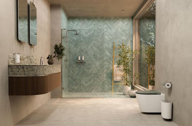 Pressalit Trend Combi Pack væghængt toilet m/sæde hvid/mat dusty green - 1