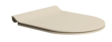 GSI Slim toiletsæde med softclose/quick release mat creta - 1