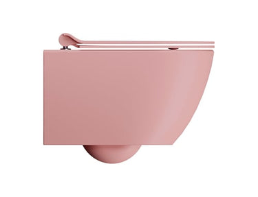 GSI Pura vægtoilet med swirlflush skylleteknik pink - 1