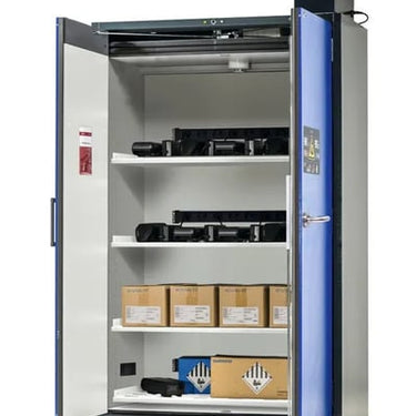 Asecos Batteriskab SmartStore-Pro til opladning af lithium-ion batterier 4 hylder B 1200mm - 1