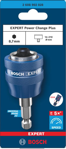 Bosch EXPERT Hulsav Adapter PCP 8,7mm - 1