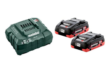 Metabo 18V LIHD Batteri Oplader Sæt 2x4,0Ah - 1