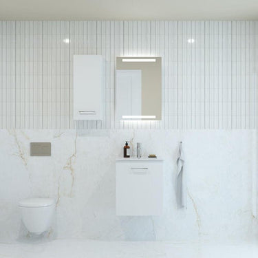 Dansani Mido+ overskab 704x300x180mm låge hvid højglans - 1