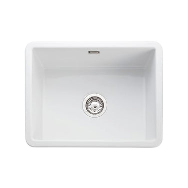 Lavabo Mataro køkkenvask 557x430x220mm blank hvid/rustfri - 1