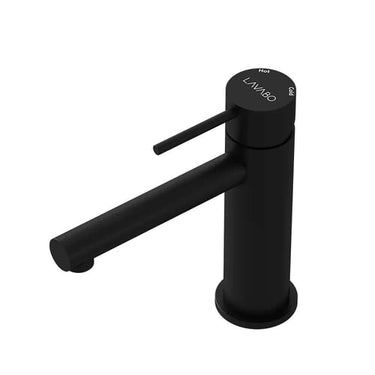 Lavabo Mira 155 håndvaskarmatur PVD/rustfri stål mat sort - 1