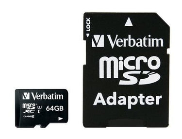 Verbatim 64GB, microSDXC, Class 10 - 1