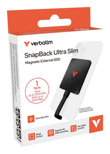 Verbatim SnapBack Ultra Slim SSD 1TB - 1