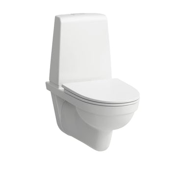 LAUFEN KOMPAS N toilet Rimless skjult S-lås hvid LCC 46cm skruemontering - 1