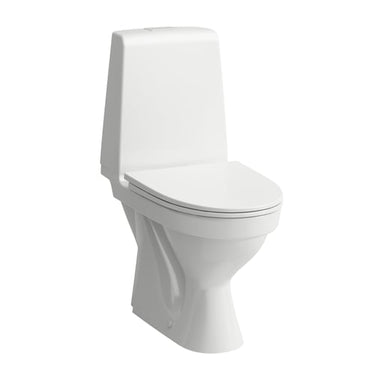 LAUFEN KOMPAS N toilet Rimless skjult S-lås hvid LCC 42cm skruemontering - 1