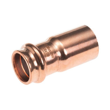 Conex Bänninger >B< MaxiPro reduktion med nippelende 5/8" x 3/8" kobber - 1