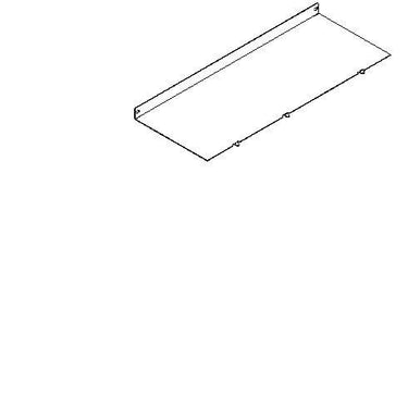 Afskærmingsplade V 4X2M 220A8204 - 1