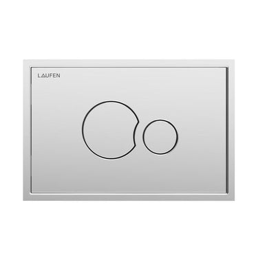 LAUFEN LIS betjeningsplade Duo AW106 krom - 1