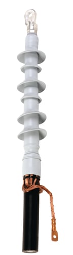 Endeafslutning 24kV udendørs 36kV indendørs 3M Koldkrymp . 24kV 3x1x185-500 36kV 3x1x120-300 QT2 94-EB64-1 - 1