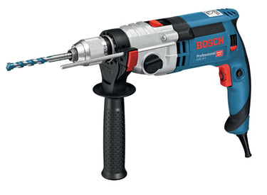 Blå Bosch 1100W slagboremaskine GSB 24-2 m/kuffert - 1