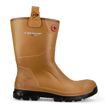Dunlop 611601 sikkerhedsgummistøvle brun str 41 - 1