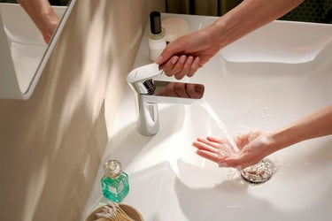 hansgrohe Neovis Q håndvaskarmatur 102mm tud m/push-open forkr - 1