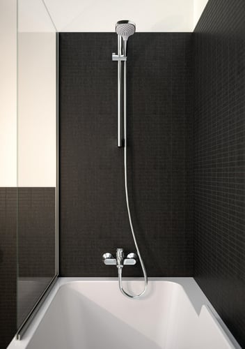 hansgrohe Croma Select E brusesæt 650mm/1,6m hvid/forkr - 1