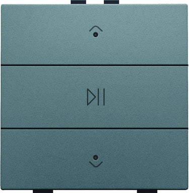 Audio tryk med LED steel grey coated NHC - 1