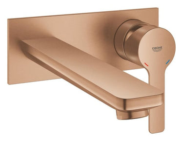 GROHE Lineare New etgrebsbatteri messing 207mm tud t/hv/vægmont børstet warm sunset - 1