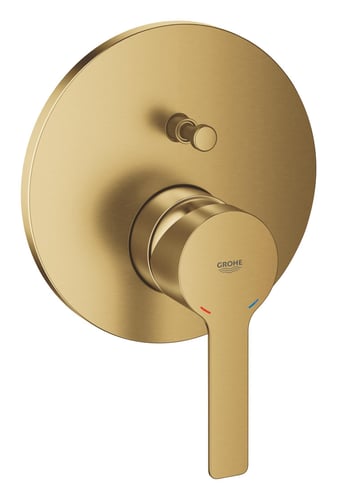 GROHE Lineare New etgrebsbatteri messing ø158mm t/kar/br børstet cool sunrise - 1
