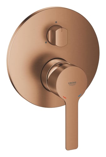 GROHE Lineare New etgrebsbatteri messing ø158mm t/br 3vejs børstet warm sunset - 1