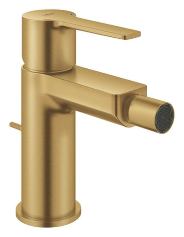 GROHE Lineare New etgrebsbatteri messing 114mm tud t/bidet m/bv børstet cool sunrise - 1