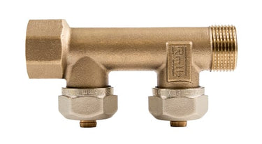 Roth Multipex fordelerrør 3/4"x15mm m/kobl siliciumbronze - 1