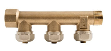 Roth Multipex fordelerrør 3/4"x15mm m/kobl siliciumbronze - 1