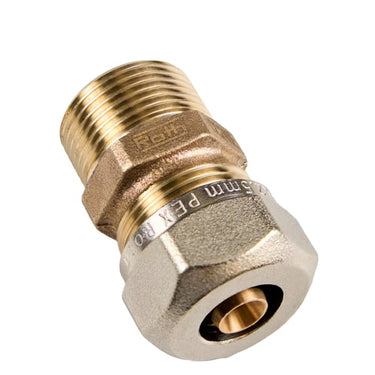 Roth Multipex overgang 15mmx3/4" oml siliciumbronze - 1