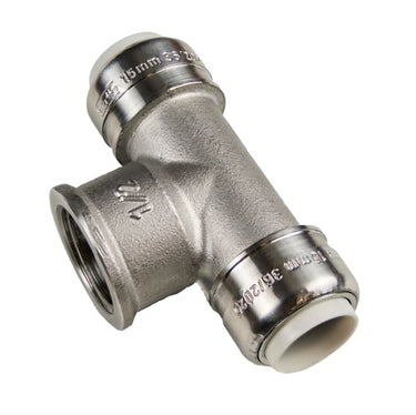 Roth Multiplex t-stykke 1.4404 18mmx1/2"x18mm indstik/mf/indstik - 1