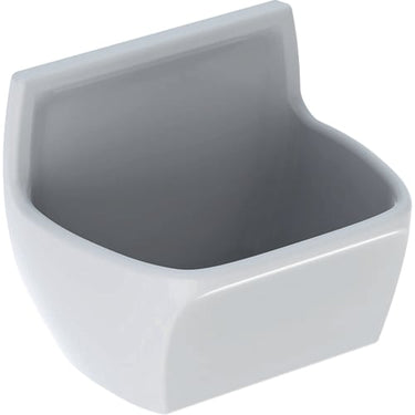 Geberit Publica rengør.vask 450x360x335mm 150mm bagpl hvid fireclay - 1