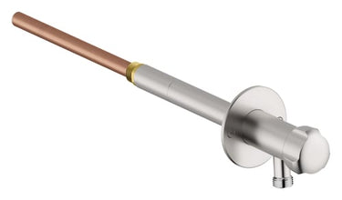 Damixa Outdoor posteventil glasblæst rf 15x150-300mm cloudy steel - 1