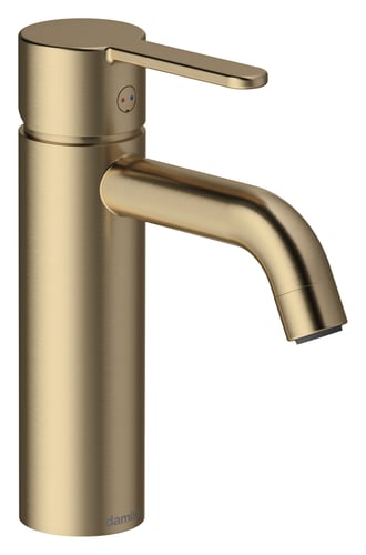 Damixa Silhouet håndvaskarmatur PVD 120mm tud u/bv børstet bronze - 1