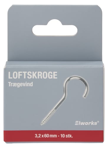 Loftkroge 10 stk - 1