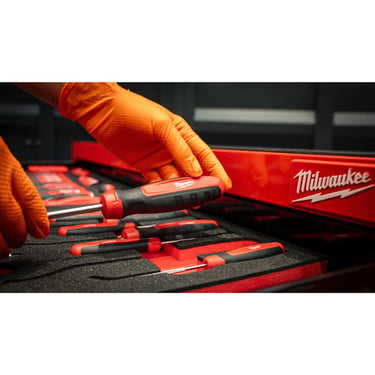 Milwaukee Nitril Orange engangshandsker str 9 (L) 50stk - 1
