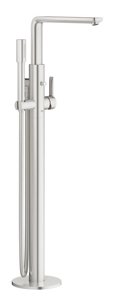GROHE Lineare New badekararmatur fritstående gulvmontage supersteel - 1