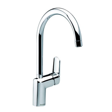 Damixa Clover Green køkkenarmatur 203mm høj C-tud forkromet - 1