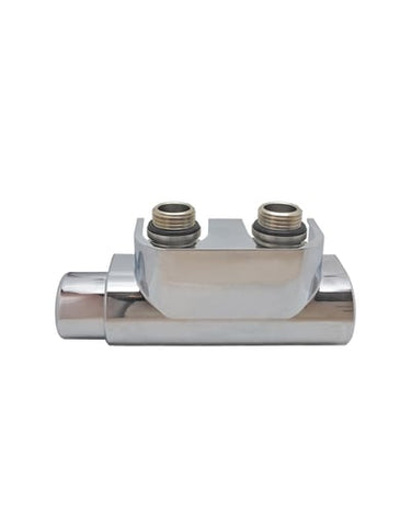 KRISS Twin Manuel ventilsæt 1/2" V/L til 50mm centerafstand fremløb venstre krom - 1