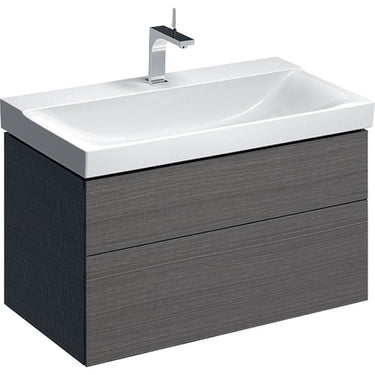 Geberit XENO² vaskeskab 880x530x462mm m/2skuffer scultura-grå spånplade melamin 500.509.43.1 - 1
