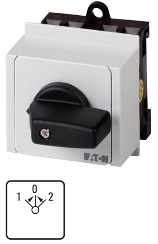 T0-3-8212/IVS - Omskifter 3P 3stil 20A Din - 1