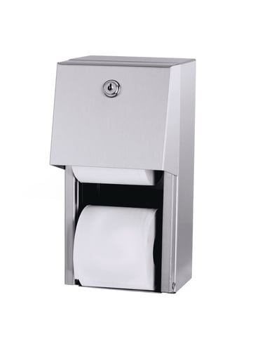 Intra Juvel Easy toiletrulleholder i rustfrit stål for to ruller - 1