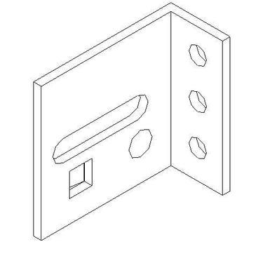 Tabula vinkel for montagebeslag - 1